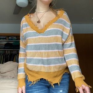 Trendy Fringe Sweater!